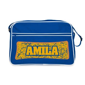 Mariage Amila - Sac Retro - bleu/blanc - Devant