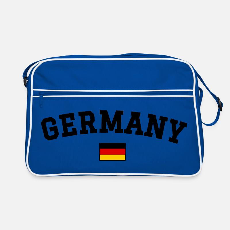 Spanien Flagge Design Englisch Schwarz Retro Tasche