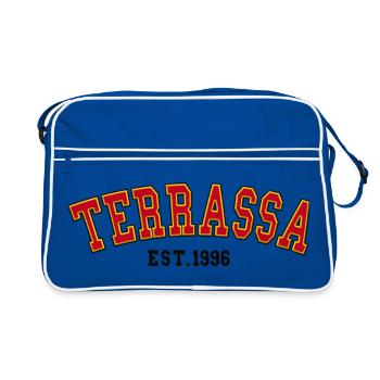 Terrassa Est. 1996 - Retro Bag - blue/white - Front
