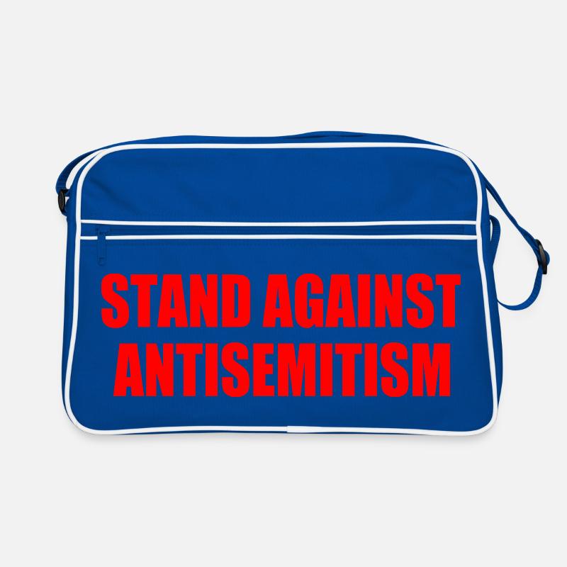 stand against antisemitism Retro Tasche