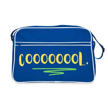 COOOOOOOL- - Sac Retro - bleu/blanc - Devant