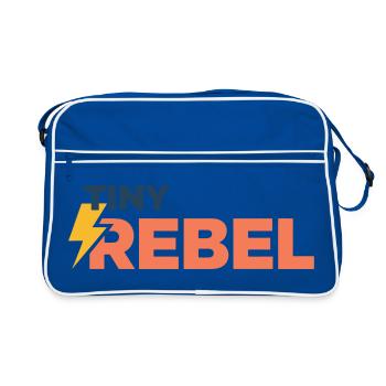Tiny rebel - Retro Bag - blue/white - Front