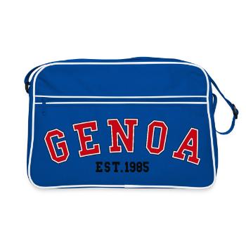 Gênes Est. 1985 - Sac Retro - bleu/blanc - Devant