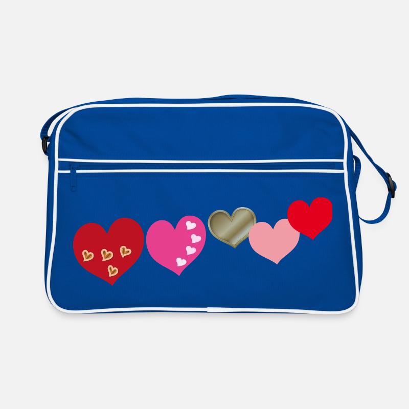 Hearts Retro Bag