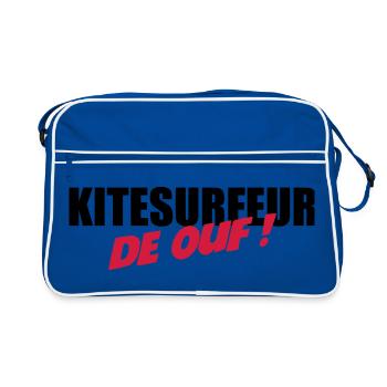Kiteboarding / Kitesurfing / Kitesurf / - Sac Retro - bleu/blanc - Devant