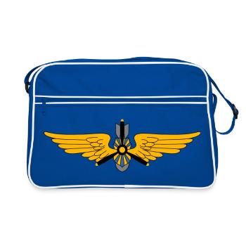 Pilote militaire - Sac Retro - bleu/blanc - Devant