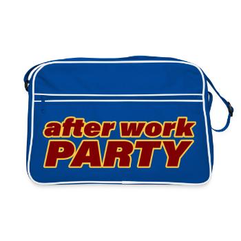 AFTER WORK PARTY - Retro Bag - blue/white - Front