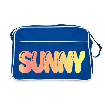 Sunny Retro Gradient - Retro Bag - blue/white - Front