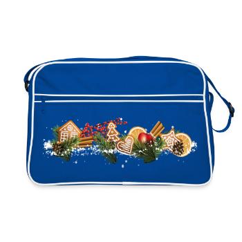 Biscuits de Noël - Sac Retro - bleu/blanc - Devant