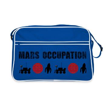 Constellation du Soleil Rouge Double Mars - Sac Retro - bleu/blanc - Devant