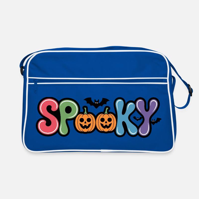 Spooky funny Halloween pumpkins Retro Bag
