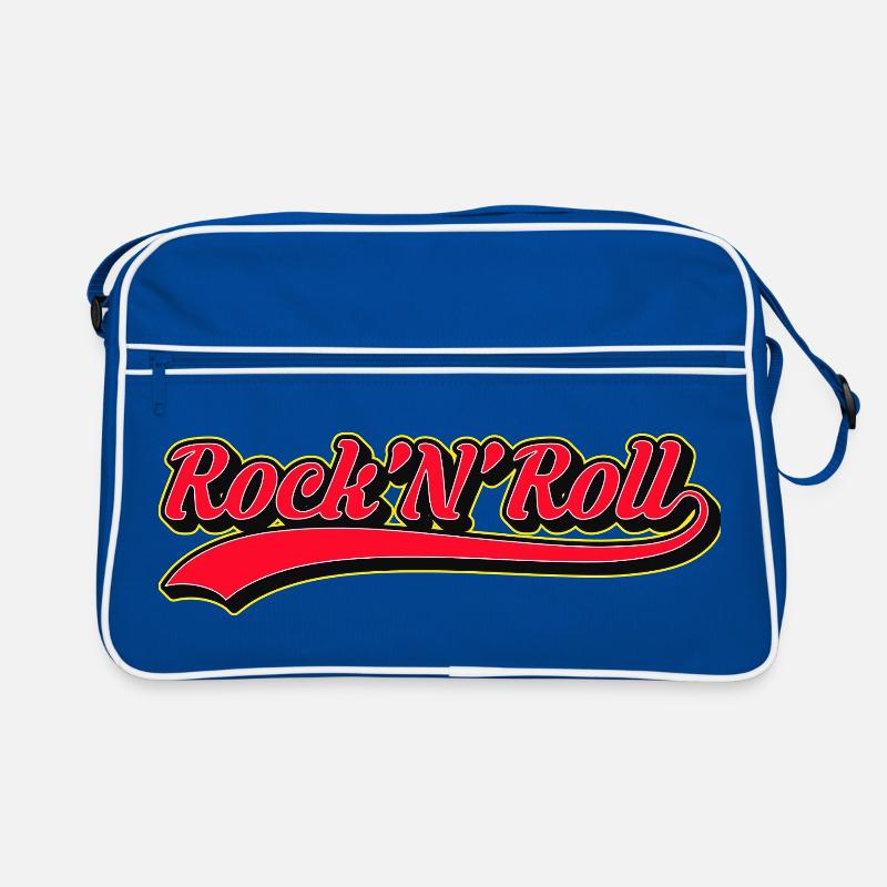 Rock 'N' Roll Retro Script Logo Retro Tasche