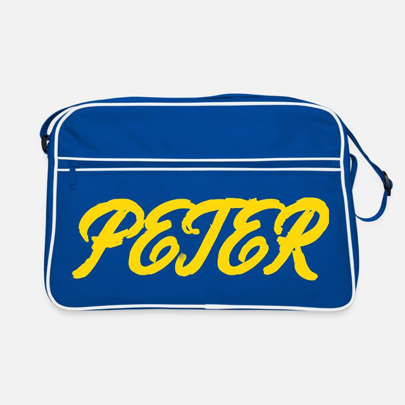 gel er text peter Retro Tasche