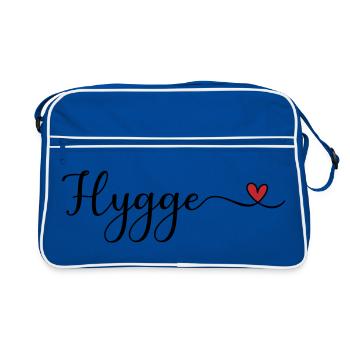 Cœur Hygge - Sac Retro - bleu/blanc - Devant
