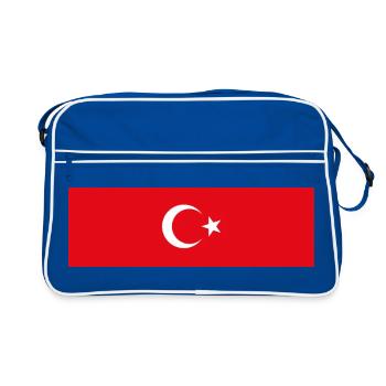 TURQUIE TURQUIE TURC Europe Fan de sport - Sac Retro - bleu/blanc - Devant