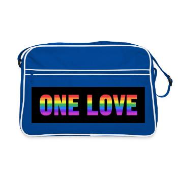 Un seul amour - Sac Retro - bleu/blanc - Devant
