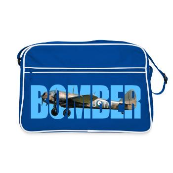 Bomber Bristol Blenheim - Retro Bag - blue/white - Front