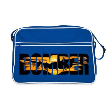 Bomber Avro Lancaster - Retro Bag - blue/white - Front