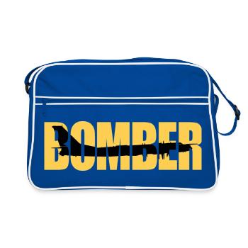 Bomber Tu-95 - Retro Bag - blue/white - Front