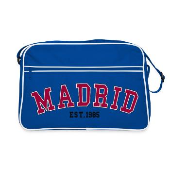 Madrid_Est_1985 - Sac Retro - bleu/blanc - Devant