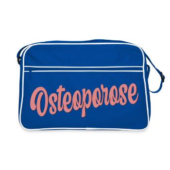 Osteoporosis Bone loss - Retro Bag - blue/white - Front