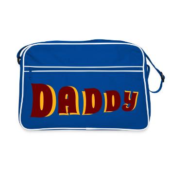 Daddy - Retro Tasche - Blau/Weiß - Vorne