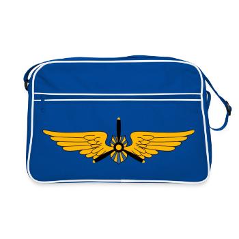 wing - Retro Bag - blue/white - Front