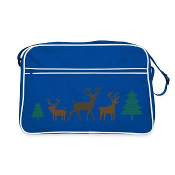Noël - Sac Retro - bleu/blanc - Devant