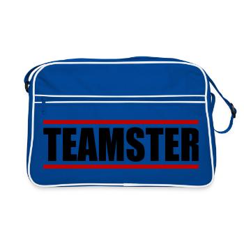 Teamster - Retro Bag - blue/white - Front