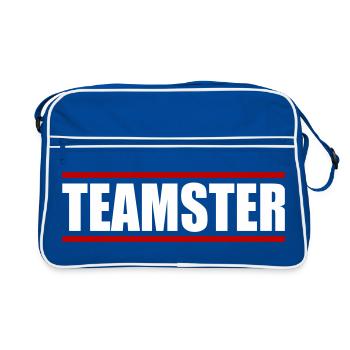 Teamster - Retro Bag - blue/white - Front