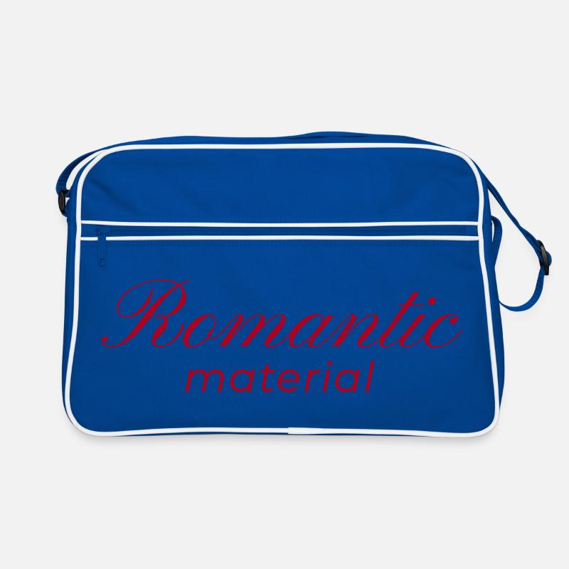 Conception typographique Matériel romantique Sac Retro