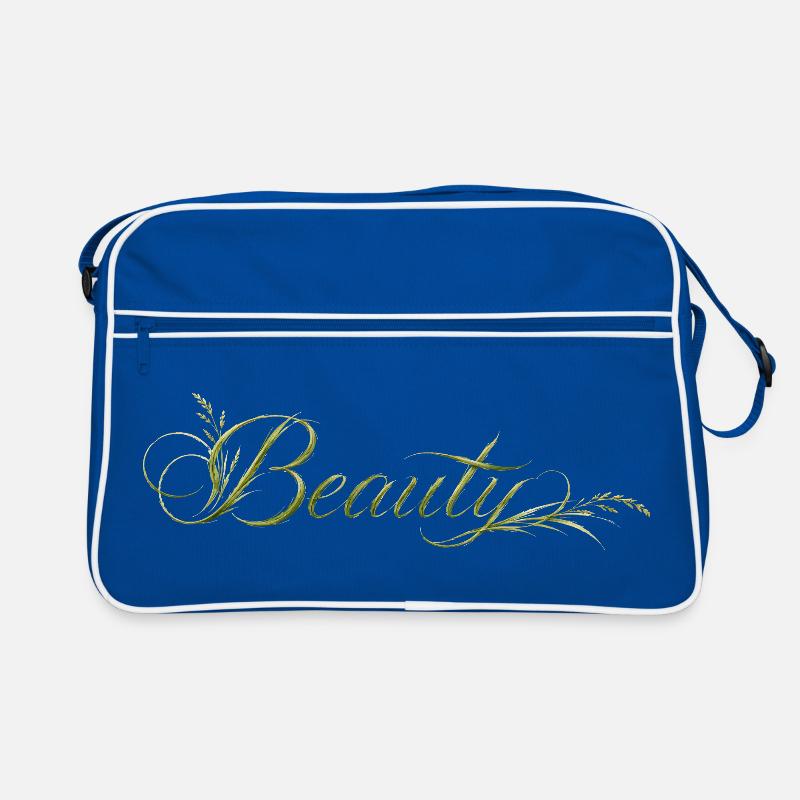 Beauté Lettres, Design de la nature Sac Retro