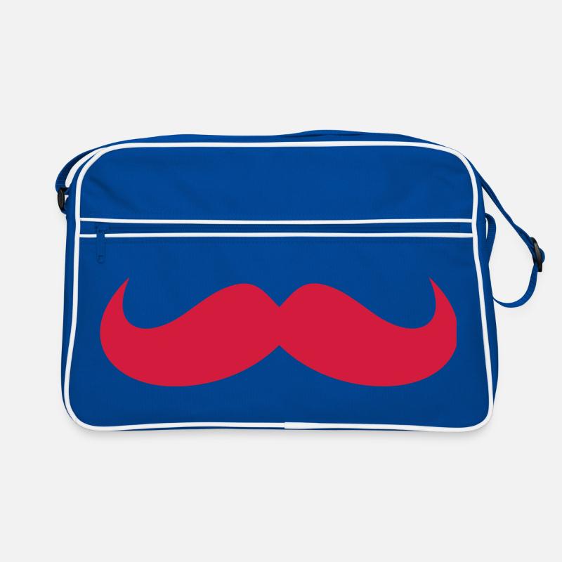 Schnurrbart Retro Tasche