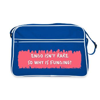 Endo n’est pas rare, alors pourquoi le devis de financement est-il - Sac Retro - bleu/blanc - Devant
