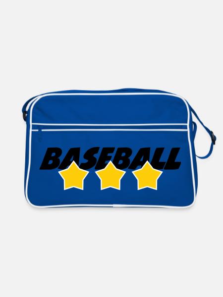 Baseball - Sports - Retro Bag - blue/white - Front