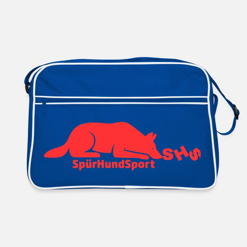 SHS Logo rot Retro Tasche