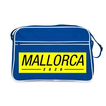 Mallorca 2026 Mallorca Holiday - Retro Bag - blue/white - Front