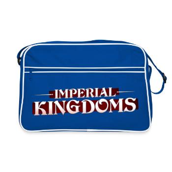 Kaiserliche Königreiche – Rot - Retro Tasche - Blau/Weiß - Vorne