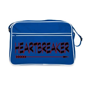 Neon Heartbreaker - Retro Bag - blue/white - Front