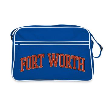 Fort Worth University Arch - Retro Bag - blue/white - Front