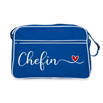 Patron - Sac Retro - bleu/blanc - Devant