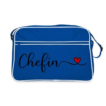 Patron - Sac Retro - bleu/blanc - Devant