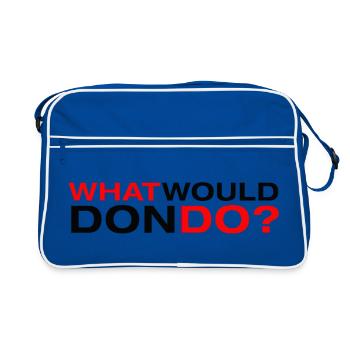 Que ferait Don - Sac Retro - bleu/blanc - Devant