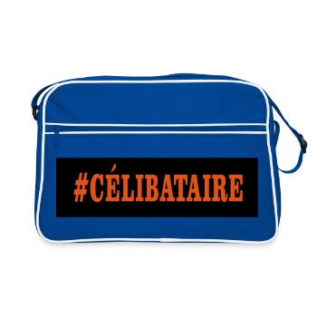 celibataire - Sac Retro - bleu/blanc - Devant