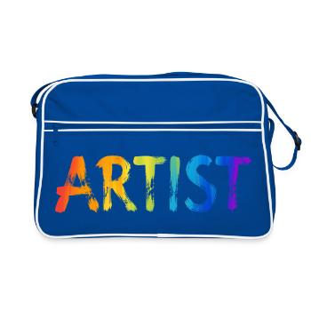Artist - Retro Bag - blue/white - Front