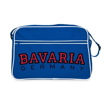 Bavaria Germany - Retro Bag - blue/white - Front