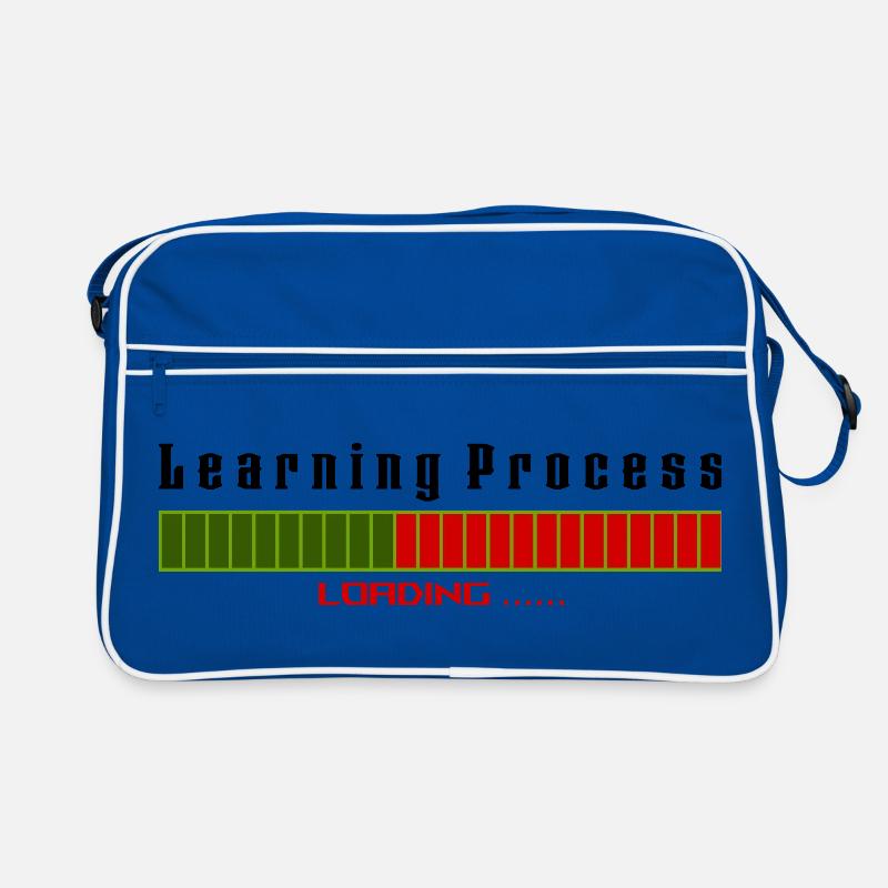 Learning Process Loading white shirt Retro Bag