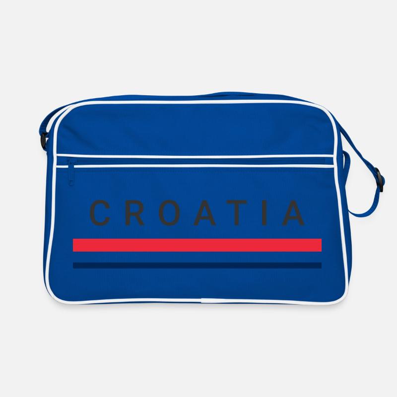 Croatia Lines Retro Tasche