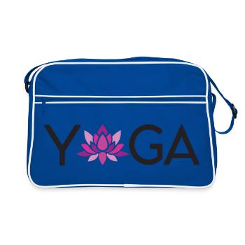 Yoga - Sac Retro - bleu/blanc - Devant