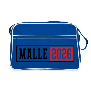 Malle 2026 - Sac Retro - bleu/blanc - Devant